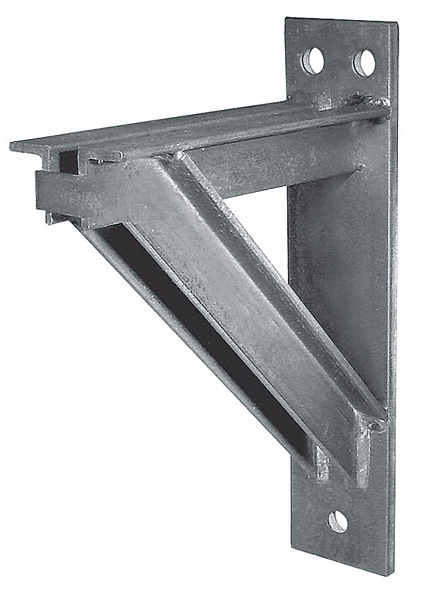 Floating shelves are a great way to add practical storage and a clean, modern accent . ANVIL 18" x 5" x 24" Heavy Welded Bracket - 5LWR9