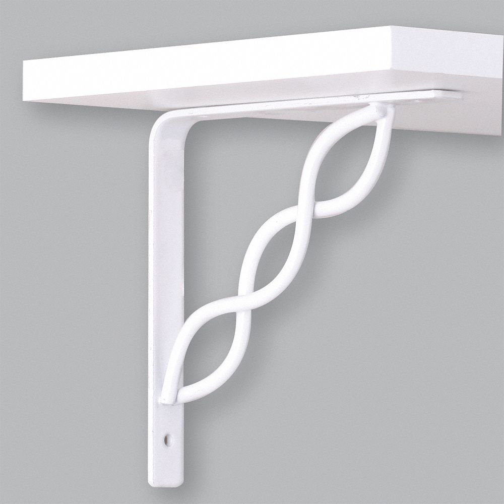 The blind shelves include the brackets and supports you'll need and you just need to provide the space, screws and the shelf. JOHN STERLING Shelf Bracket, Standard Duty - Decorative