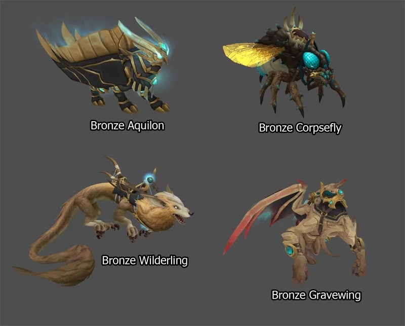 All 4 Mounts Are Coming to Timewalking Vendors June 30th Turbulent Timeways IV mounts.