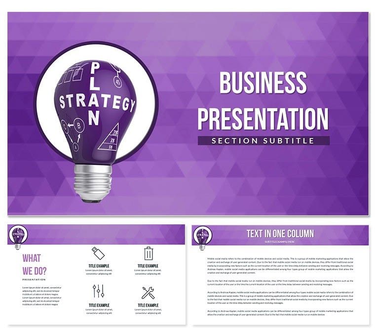 Strategy Plan Powerpoint Templates Imaginelayout Com
