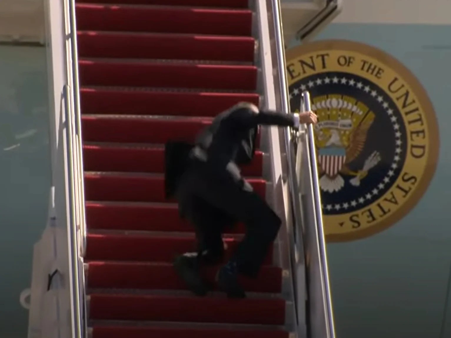 Biden Falling Down Stairs Meme Generator - Premium Vintage Wallpaper Gallery - 8K