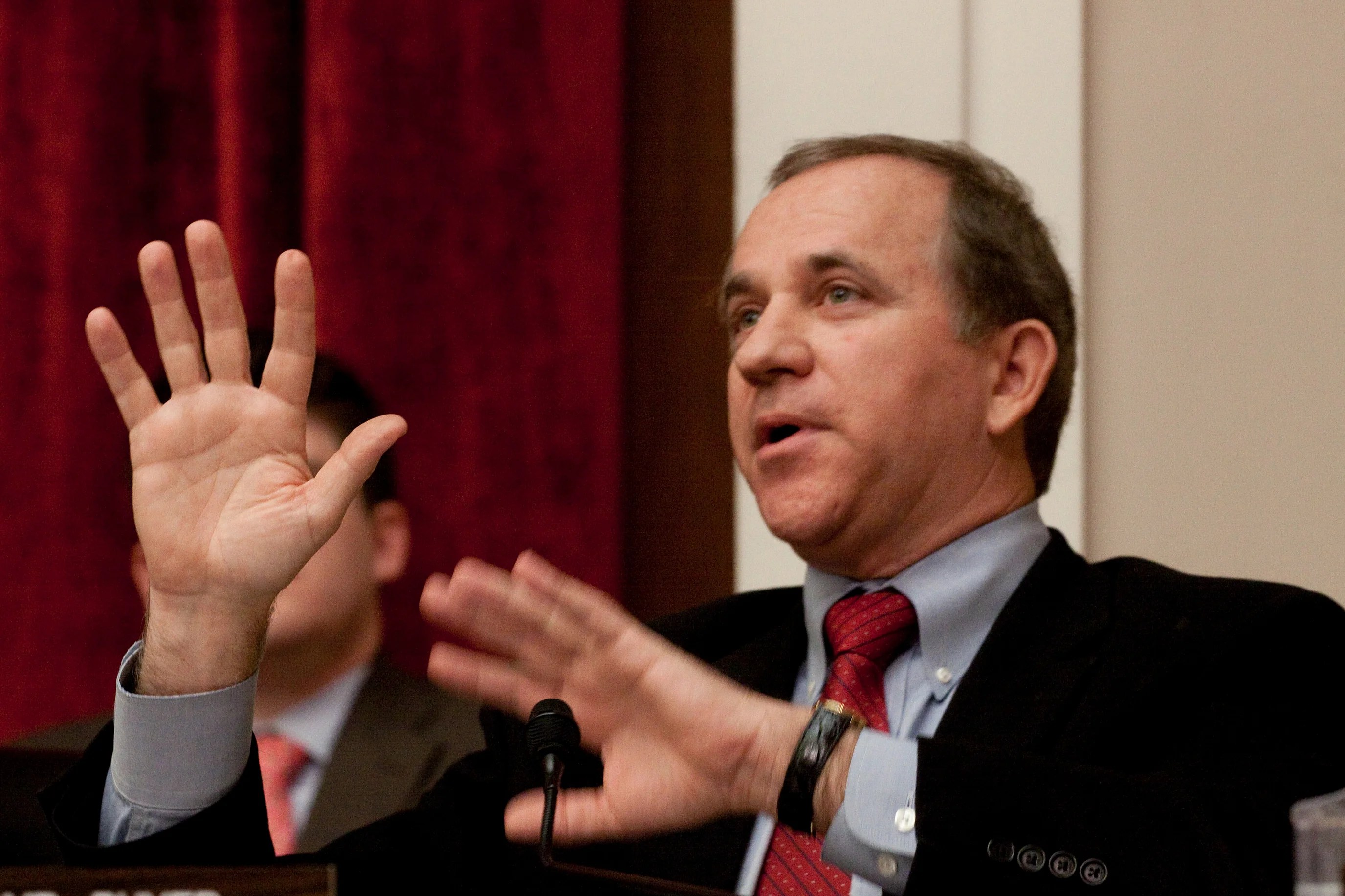 Trump mulls pardon for disgraced lawmaker jailed for insider trading – amid uproar over president’s own share buys