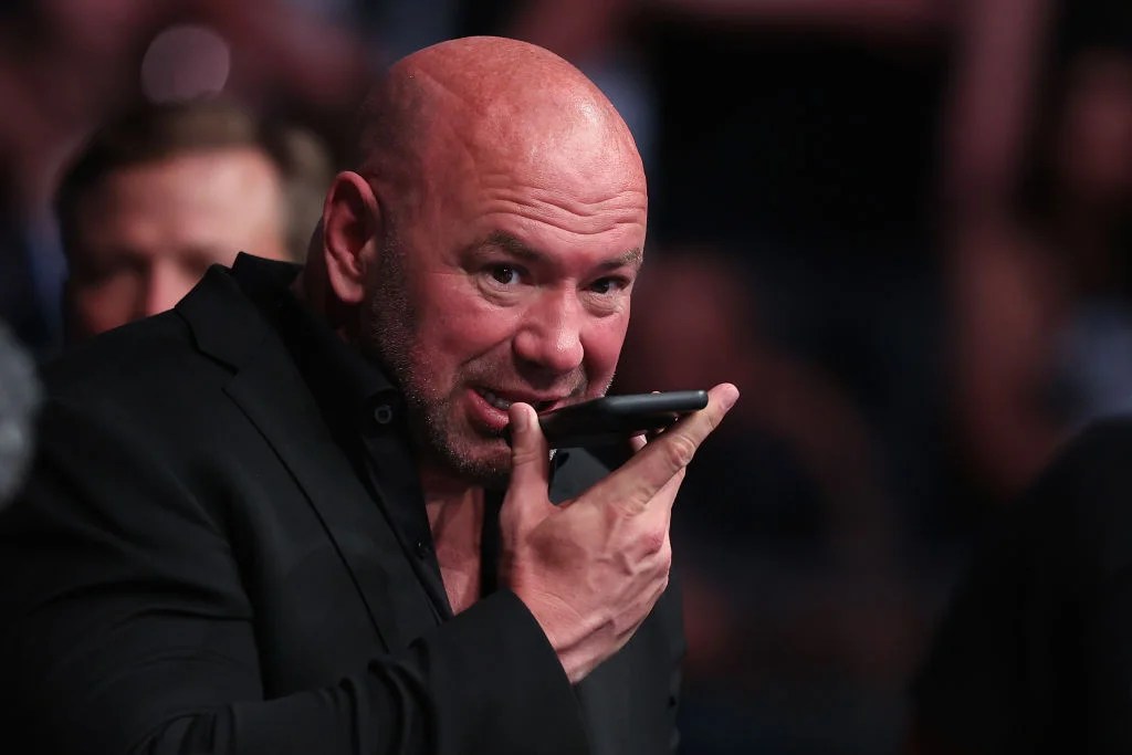UFC boss and Trump ally Dana White filmed hugging accused sex traffickers Andrew and Tristan Tate