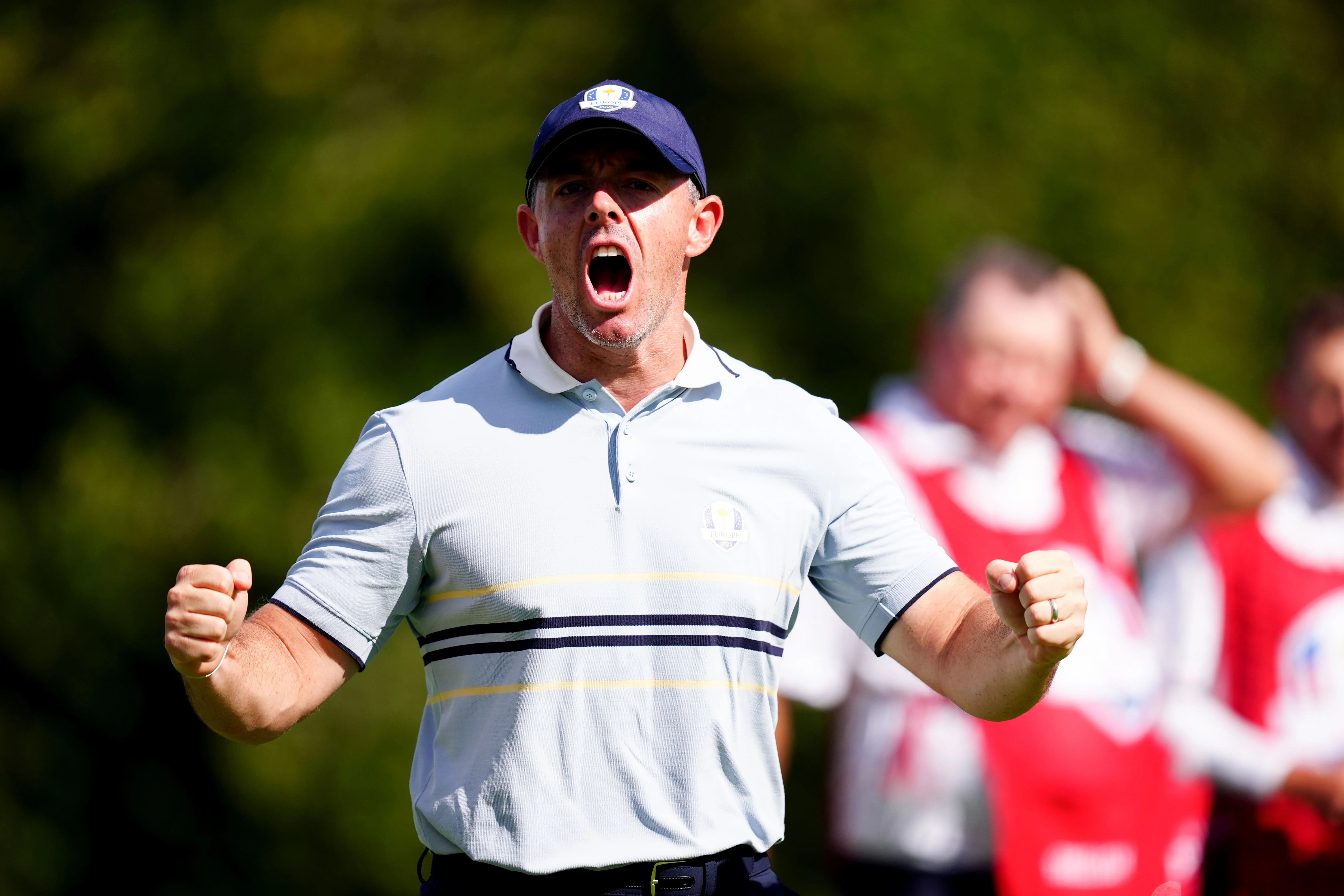 Rory McIlroy fluffs his history moment but Europe have seized control of the Ryder Cup