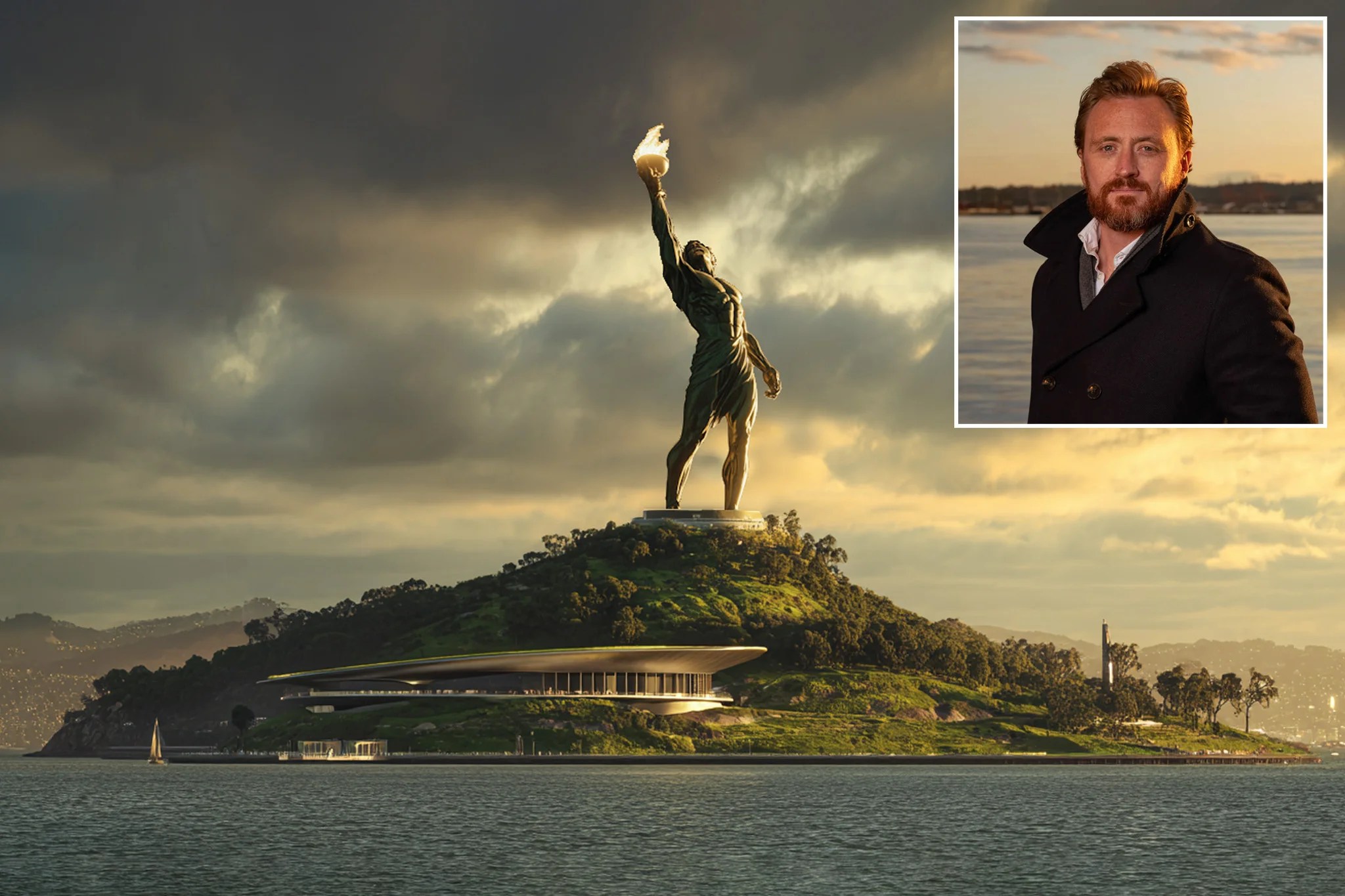 ‘MAGA-ing Alcatraz’: Crypto exec pitches Trump on Greek-god monument taller than Statue of Liberty for ex-prison island