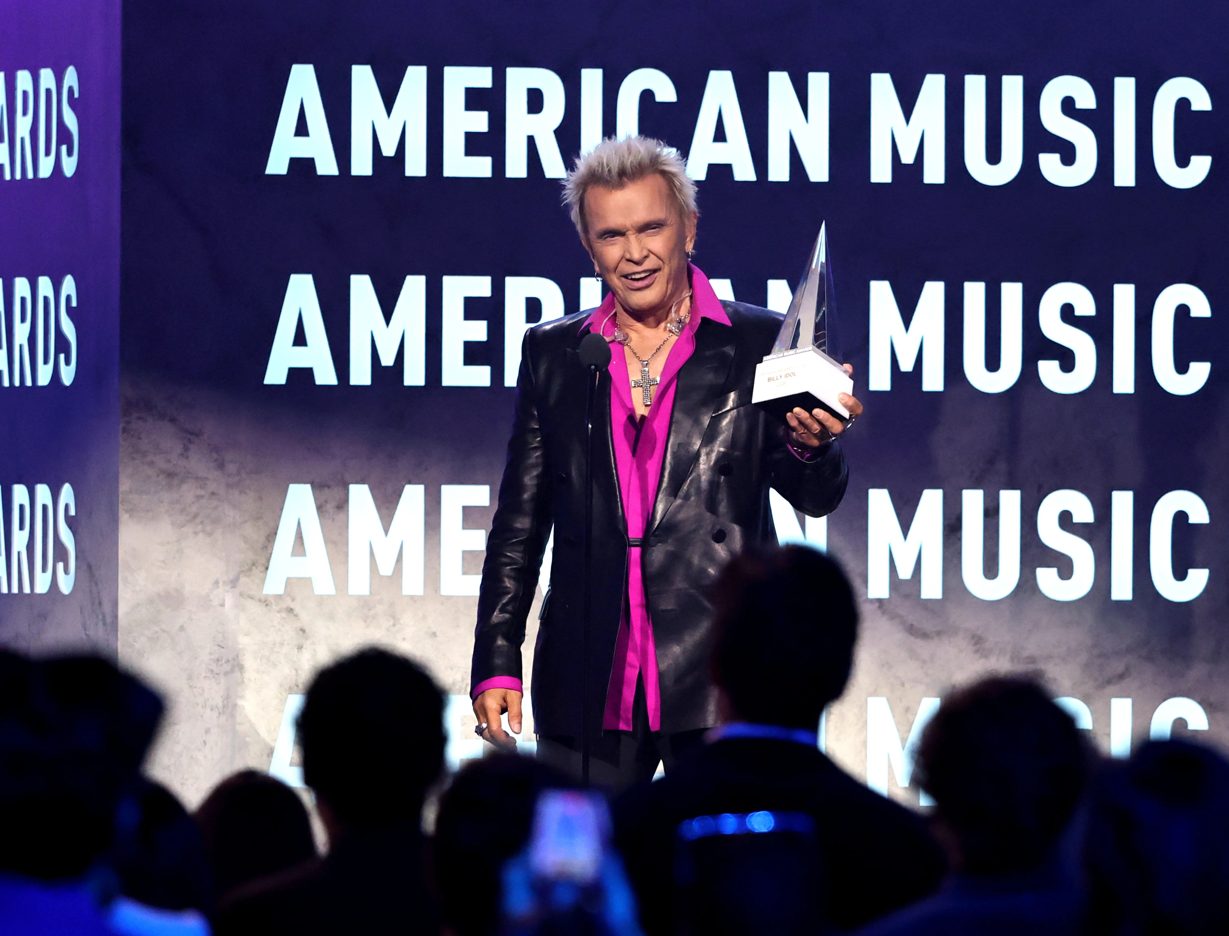 Billy Idol honoured with lifetime achievement award for 50 year music career