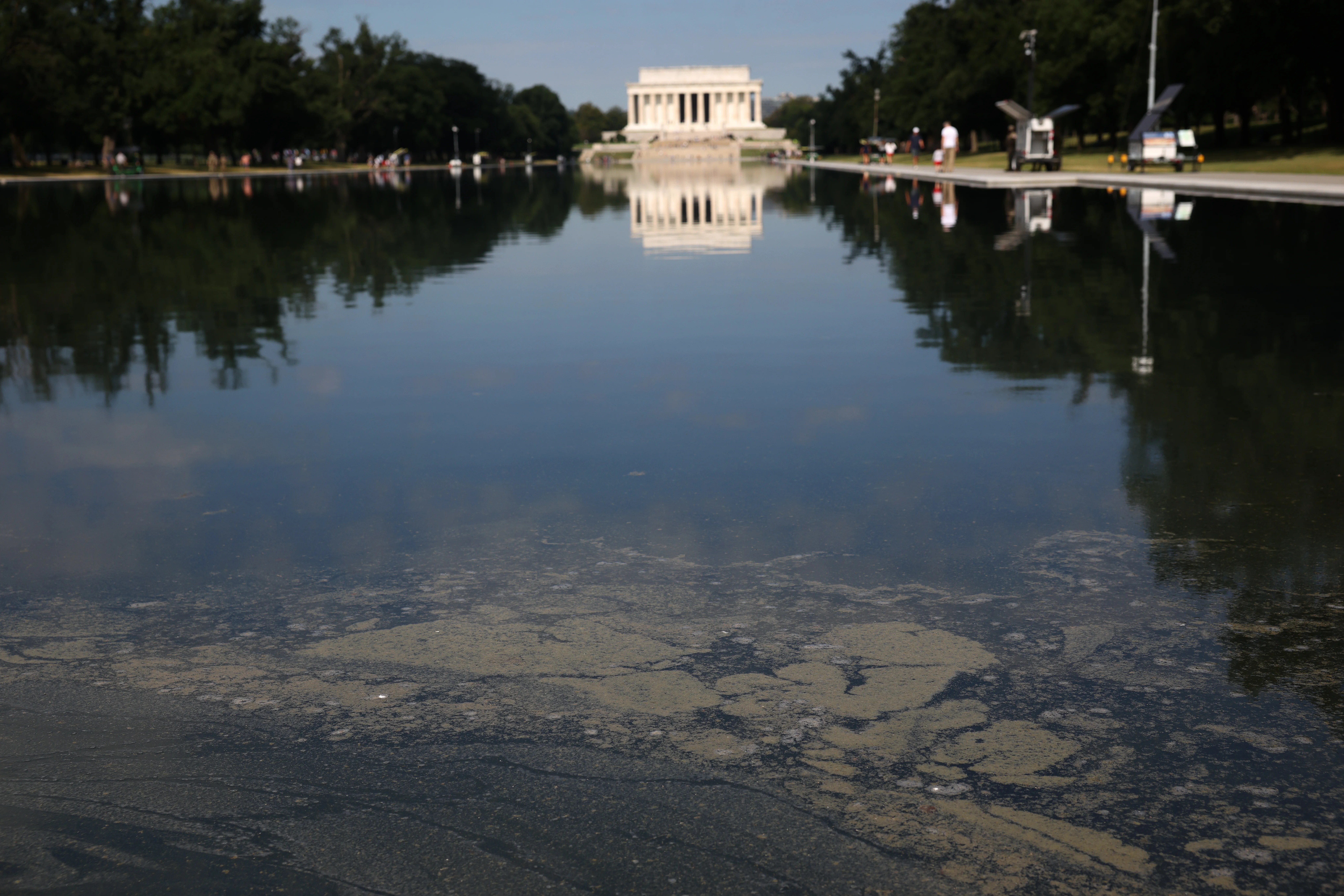 What really went wrong with Trump’s Reflecting Pool – and why draining it won’t work