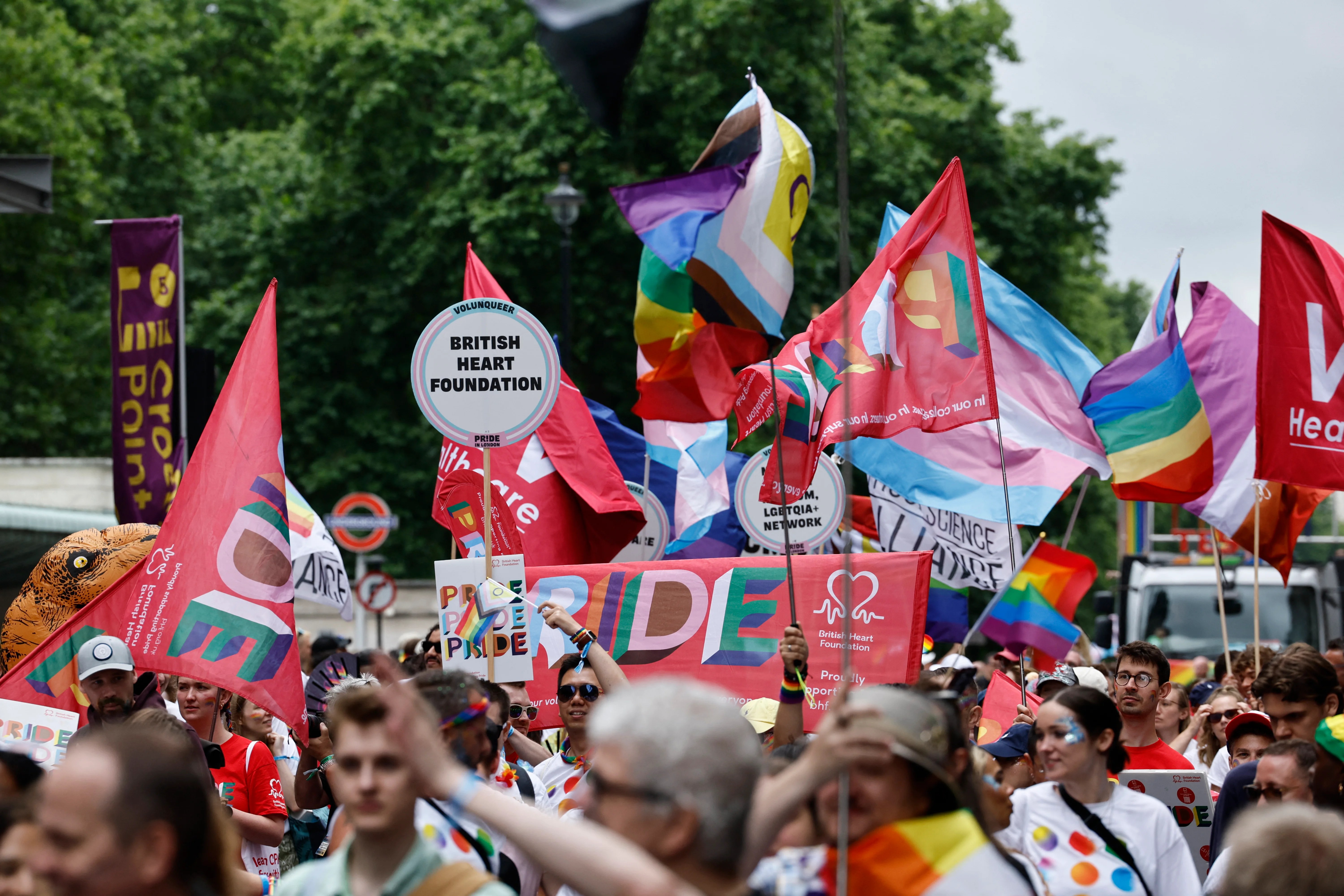 London Pride live: Thousands line streets for iconic LGBTQ+ march