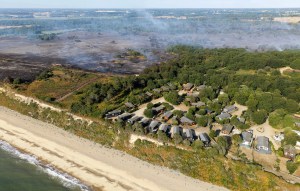 Suffolk wildfire families describe ‘apocalyptic’ scenes as they flee holiday park