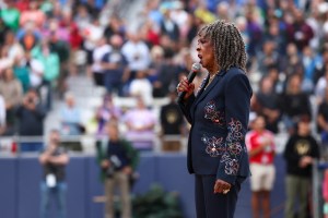 National anthem performance at historic women’s pro baseball game goes viral for all the wrong reasons