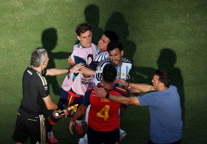Argentina star Leandro Paredes handed 10-game ban for sparking World Cup final brawl