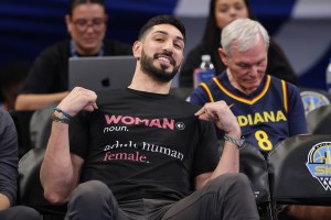 Enes Kanter Freedom gets tossed from arena after courtside clash with WNBA star