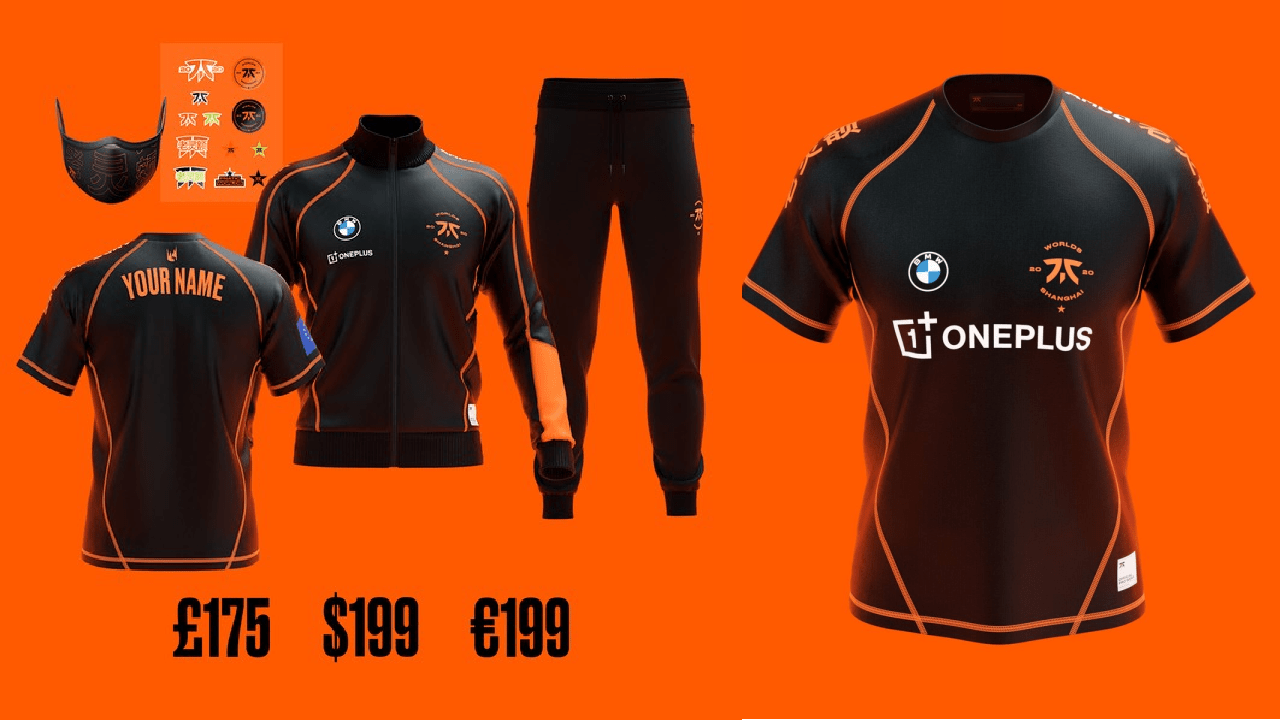 The Esports Writer Rate The Fnatic Worlds Jersey From 1 Bad To 10 God Global Esports Entertainment Brand since 2004. The Esports Writer Rate The Fnatic Worlds Jersey From 1 Bad To 10 God Shop Fnatic Official Apparel Merchandise and Gear.