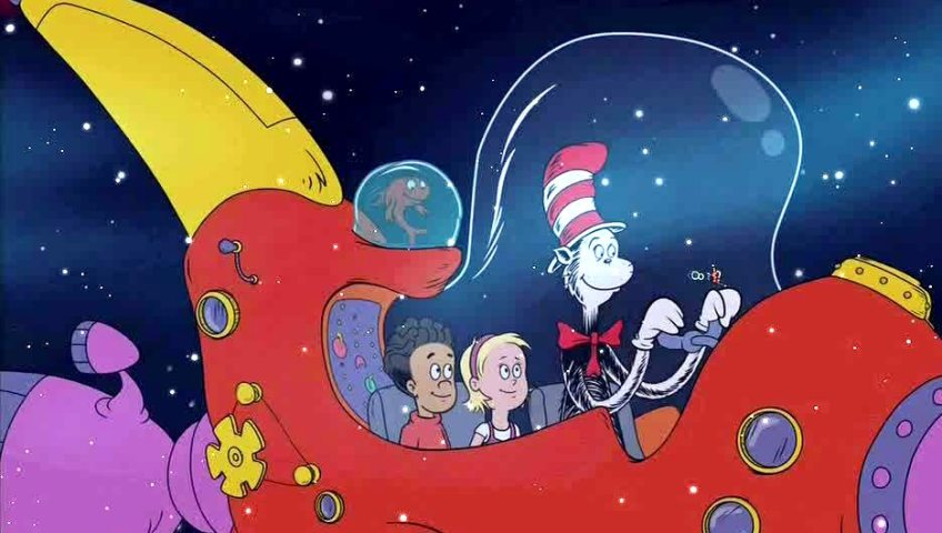Cat in the hat knows a lot about space!