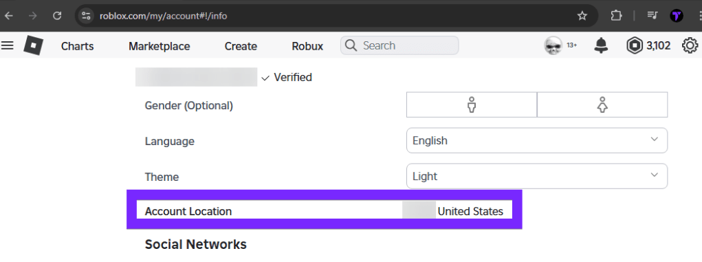 How To Change Location On Your Roblox Account 