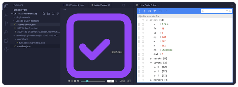 Lottiefiles For Vscode Visual Studio Marketplace - Modern High Resolution Light Designs | Free Download