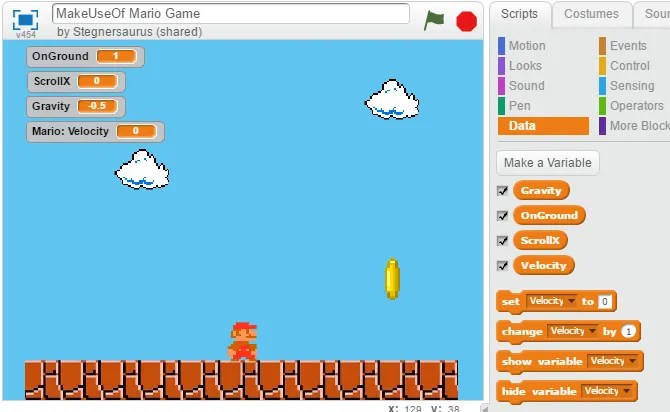 Making pong in scratch