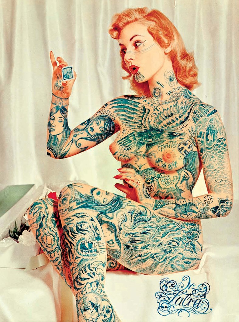 Tattooed Makeovers Of 1950S Pin-Up Girls