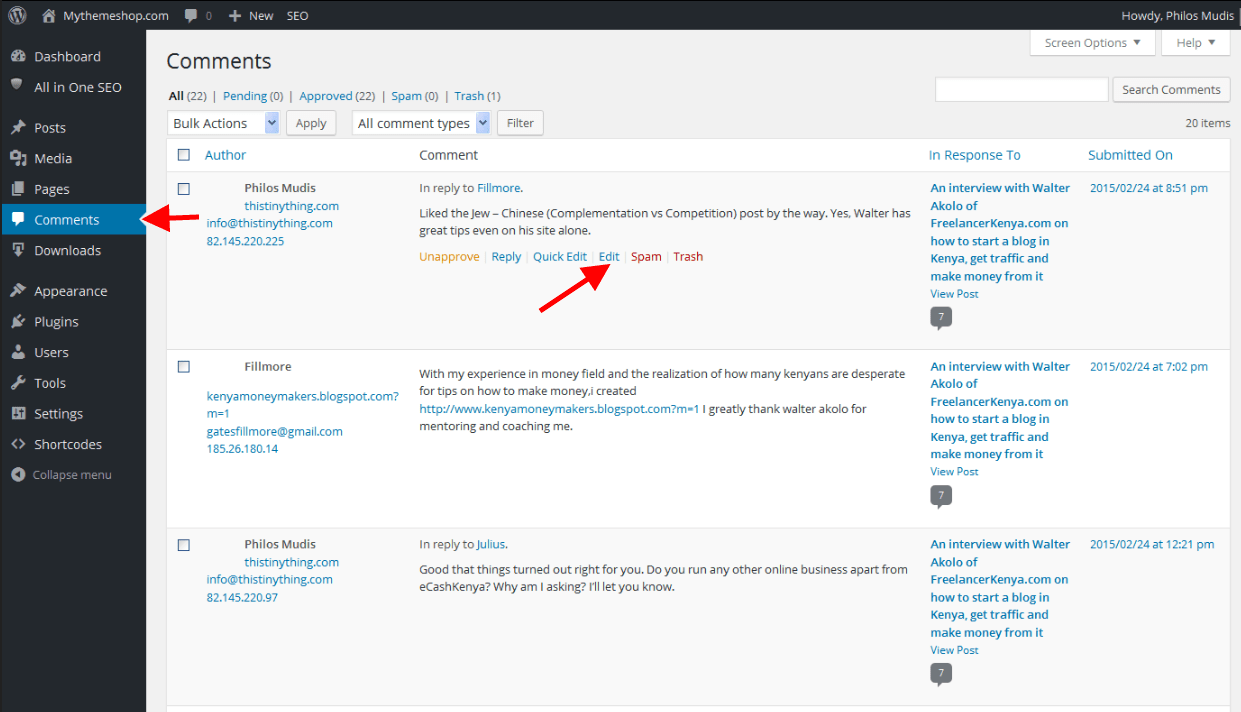 A popular free open source content management and blog system platform. How to Find Post, Category, Tag, Comments, or User ID in WordPress