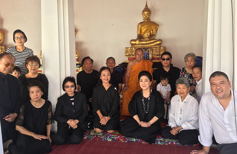 อุทิศแด่บุพการี : ผาณิต-ทิพยาภรณ์-เลิศชาย-นิรัชฎา พงษ์โสภณ ทำบุญอุทิศส่วนกุศลประจำปีแด่บิดา-มารดา นาวาอากาศเอก เลื่อน-คุณหญิงสุเนตร พงษ์โสภณ โดยมีญาติสนิท ดร.สุทรรศน์-จันทร์สุดา รักษ์พลเมือง และ นิศานาถ มีชำนะ นัดทำบุญวันเดียวกัน ให้กับคุณพ่อ ศ.เกียรติคุณ นพ.นที รักษ์พลเมือง โดยมี นรพล-ผรณเดช-ศรัณรักษ์ พูนศิริวงศ์ ร่วมงาน ณ วัดภคินีนาถวรวิหาร