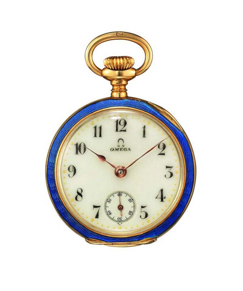 Omega Lépine Pendant Art nouveau