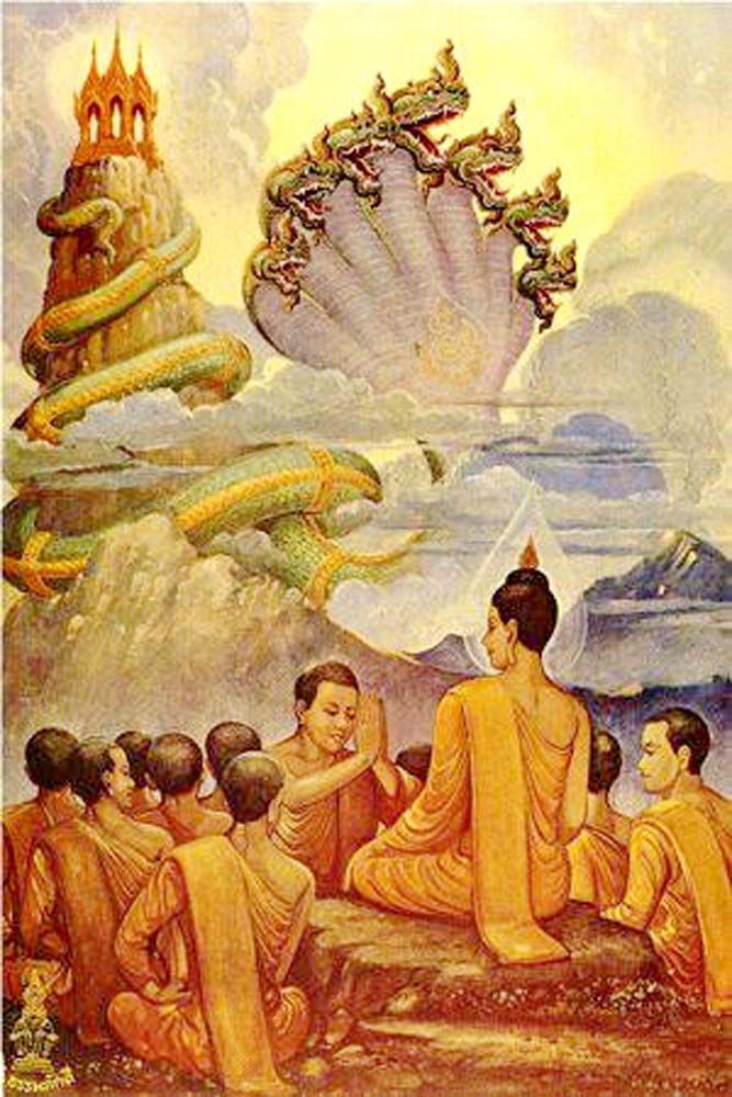 เขาพระสุเมรุ-นาคราชพัน ๗ รอบ บังดาวดึงส์