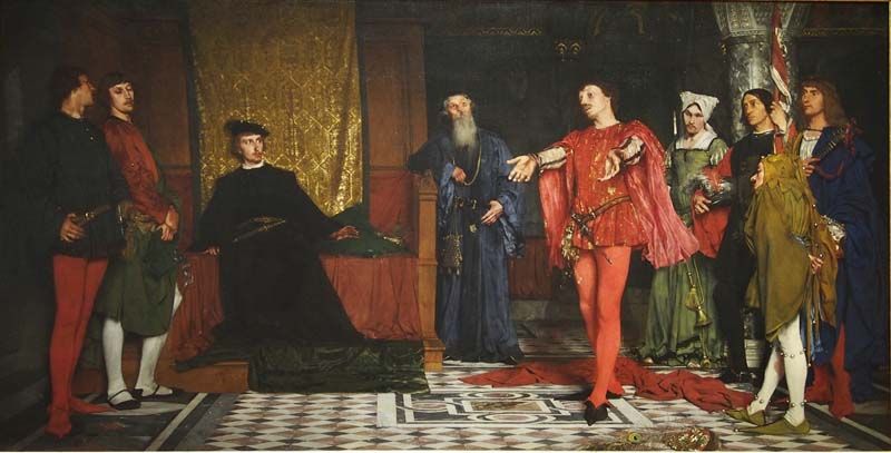 Actor in front of Hamlet by Wladyslaw Czachórski