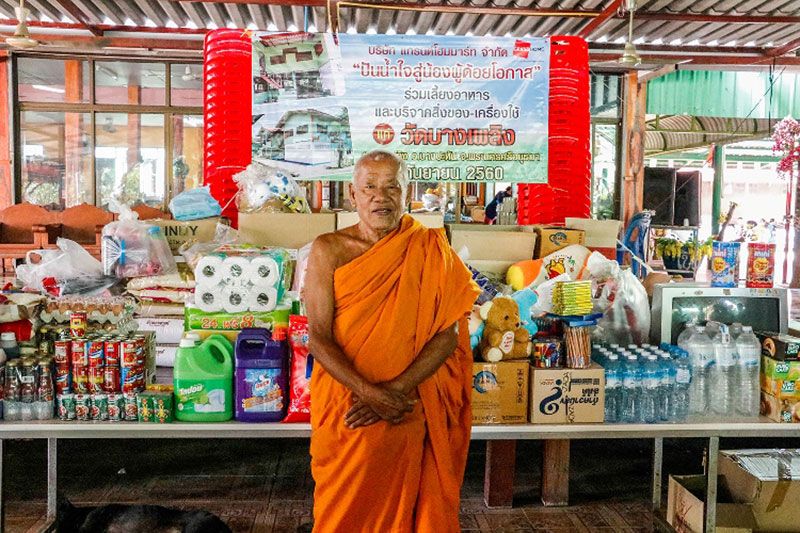 พระครูปลัดแฉล้ม ฐานวโร เจ้าอาวาส วัดบางเพลิง