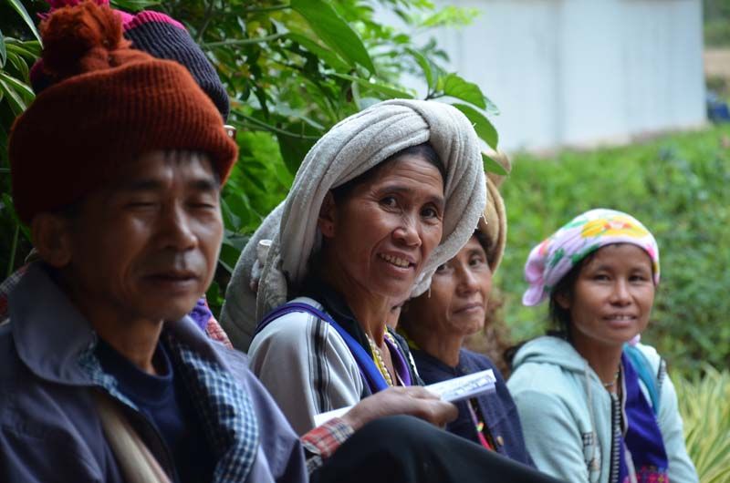 รอยยิ้มของผู้ป่วยที่เตรียมเข้ารับการรักษา