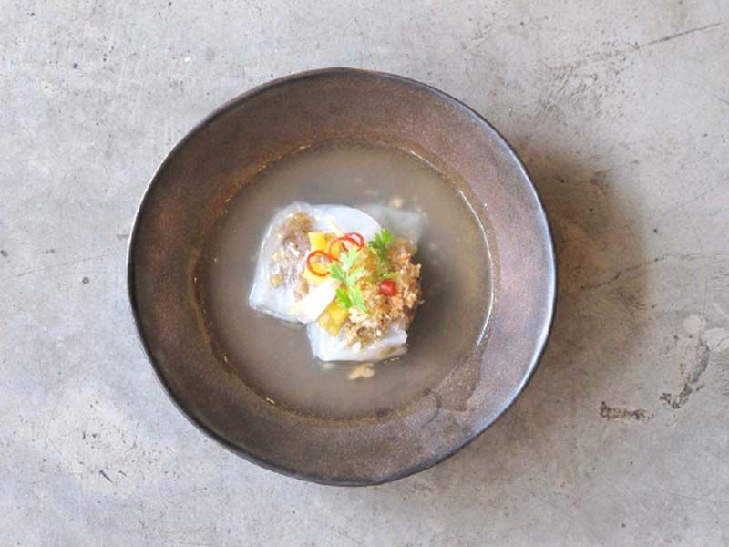 ซุปข้าวเกรียบปากหม้อซาวน้ำ