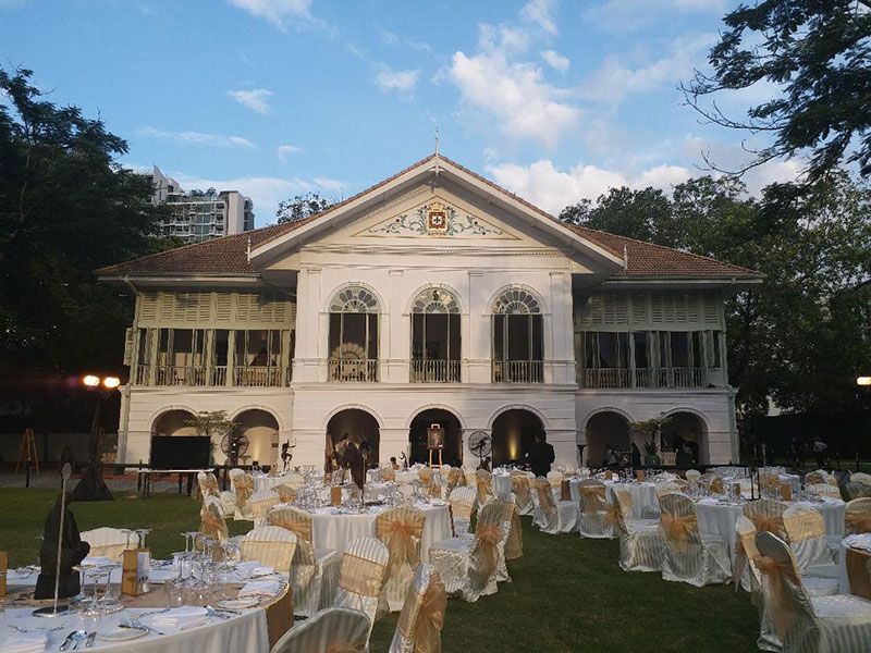 บรรยากาศยามเย็นที่พำนักเอกอัครราชทูตโปรตุเกสประจำประเทศไทย