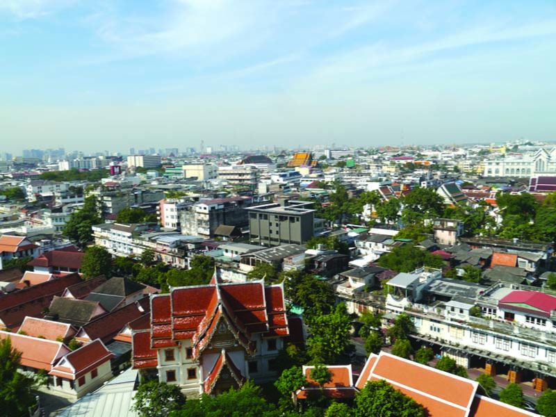 วิวรอบภูเขาทอง