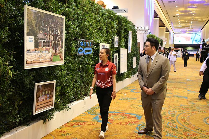 พระเจ้าหลานเธอ พระองค์เจ้าพัชรกิติยาภา ทอดพระเนตรนิทรรศการ “ณภาฯ เดอะ ซีเคร็ท ซีนส์”