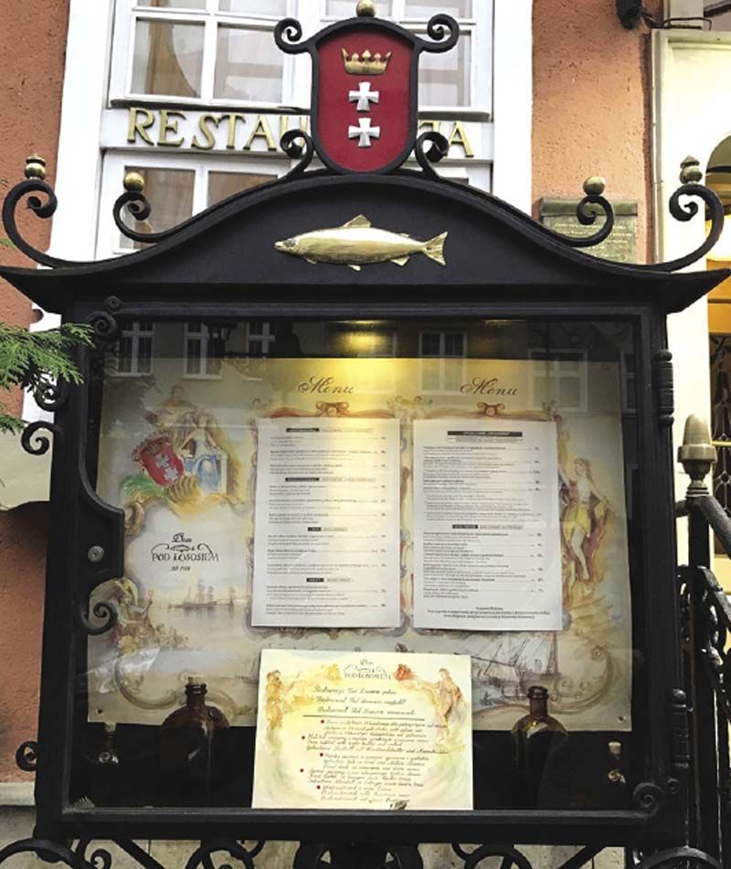 เมนูหน้าร้าน