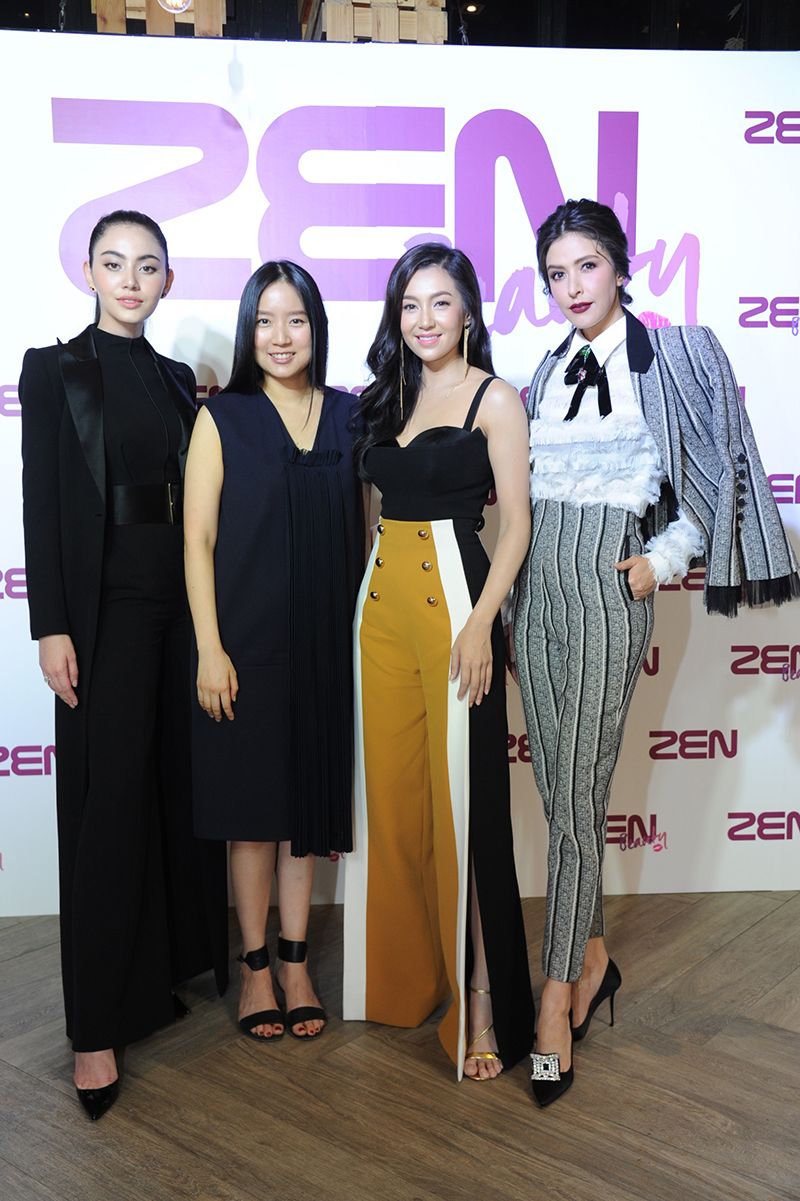 (ซ้าย) ดาวิกา โฮร์เน่, ณัฐธีรา บุญศรี, ราณี แคมเปน และ ศรีริต้า เจนเซ่น