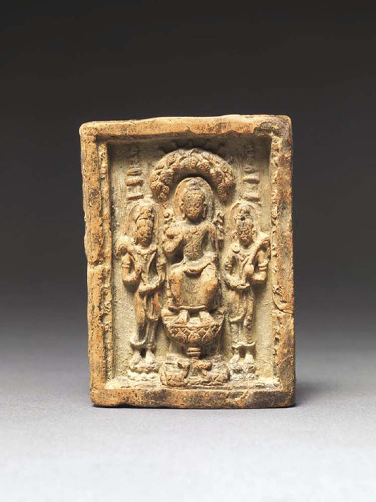 พระพิมพ์พระพุทธรูปนั่งห้อยบาท