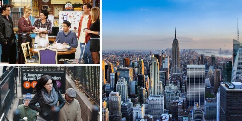 •	นิวยอร์ก สหรัฐอเมริกา: เหมือนกับเพลงของเจซีและเอลิเชีย คีย์ ที่ร้องว่า “เมืองที่ความฝันถูกสร้างขึ้น และไม่มีอะไรที่คุณไม่สามารถทำได้” แน่นอนว่าเพลงนี้พูดถึงมหานครนิวยอร์ก ซึ่งเป็นเมืองที่ใหญ่ที่สุดของประเทศสหรัฐอเมริกา ผู้คนนับล้านคนต่อปีเดินทางไปเยี่ยมชมมหานครที่ไม่เคยหลับใหลแห่งนี้ ตึกสูงระฟ้า แท็กซี่สีเหลืองและเทพีเสรีภาพถือเป็นเอกลักษณ์ของที่นี่ นิวยอร์กยังเป็นเมืองที่แฟนๆไปตามรอยซีรีส์ยอดฮิตมากมาย ไม่ว่าจะเป็นอพาร์ตเม้นท์ของมอนิก้าใน เฟรนส์ (Friends) หรือแฟนๆ แก๊งฮีโร่จาก เดอะ ดีเฟนเดอร์ส (The Defenders) ที่ไปเดินเล่นในเซ็นทรัลพาร์ค นิวยอร์กคือเมืองที่ทุกคนจะต้องไปให้ได้สักครั้งในชีวิตก่อนตายด้วยความที่มันมีทุกอย่างจริงๆ 