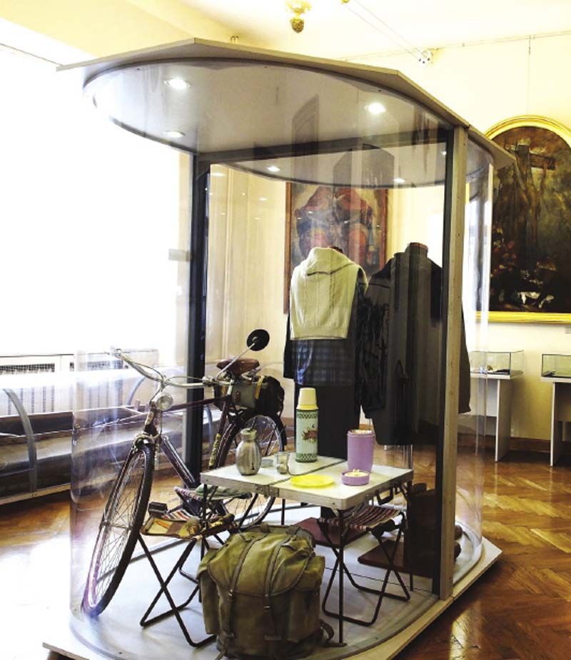 จักรยานและของใช้ส่วนตัวท่านสันตะปาปา