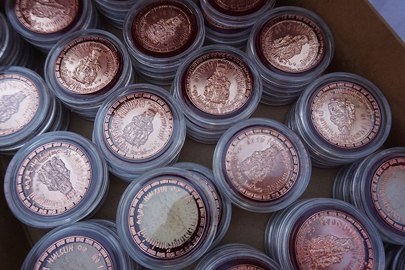 เหรียญเจ้าแม่หม่าโจ้ว ที่ผ่านพิธีเทวาภิเษก พร้อมแจกเป็นที่ระลึก