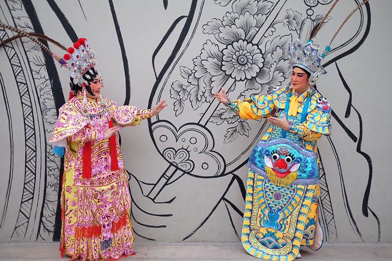 จัดแสดง งิ้ว แบบสืบสานประเพณีจีน