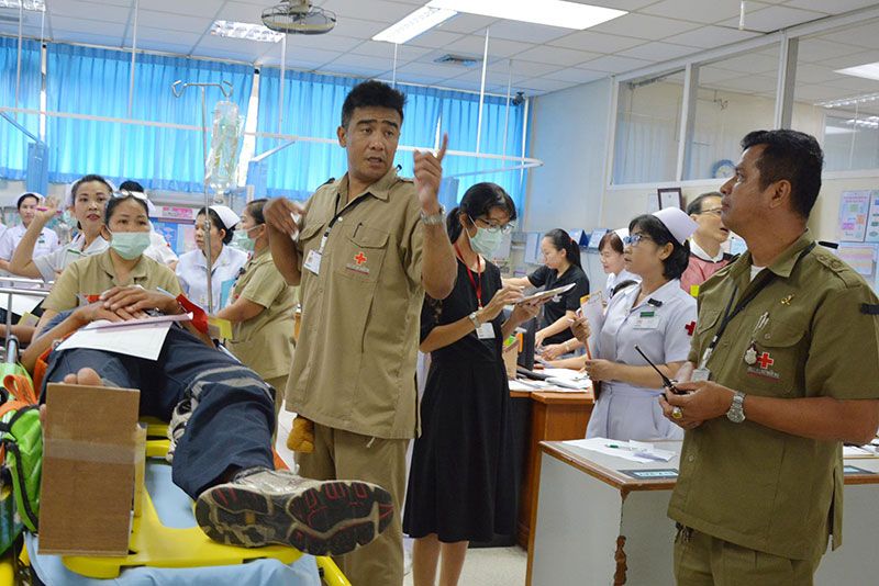 การให้บริการตรวจรักษาผู้ป่วย ที่โรงพยาบาลสมเด็จฯ ณ ศรีราชา