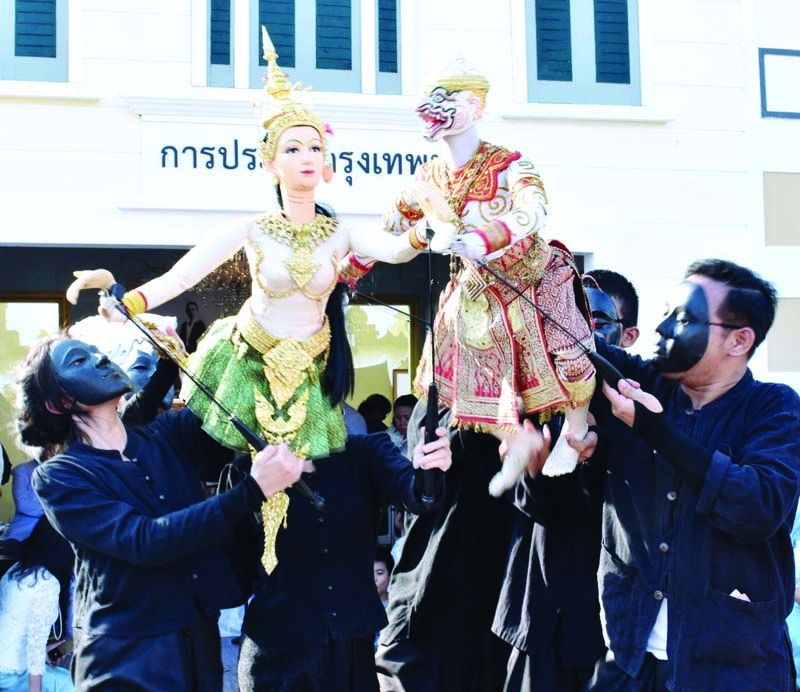 ส่วนหนึ่งของการแสดงที่นำมาโชว์ให้ประชาชนได้ชมอย่างเพลิดเพลิน