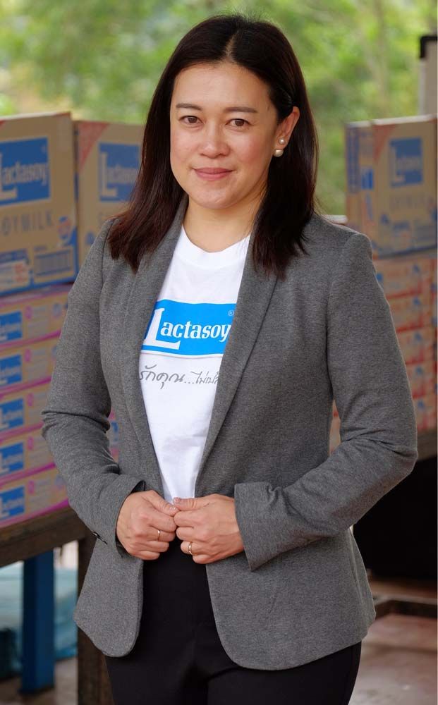 พรรวนา มหาทรัพย์ ผจก.ฝ่ายโฆษณาและการตลาดสัมพันธ์ บจ.แลคตาซอย