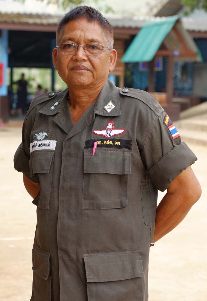 ร.ต.อ.ยุทธศักดิ์ เพชรด่านแก้ว ผช.ผอ.โรงเรียนตำรวจตระเวนชายแดนตะโกปิดทอง