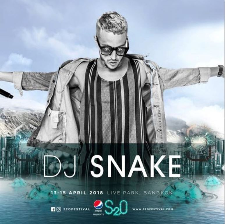 DJ.Snake ดีเจแนว Trap ชื่อดังระดับโลก เจ้าของผลงานเพลงสุดฮิตที่ชาวไทยคุ้นหูเป็นอย่างดีไม่ว่าจะเป็น Turn Down For What, Let Me Love You, Lean On