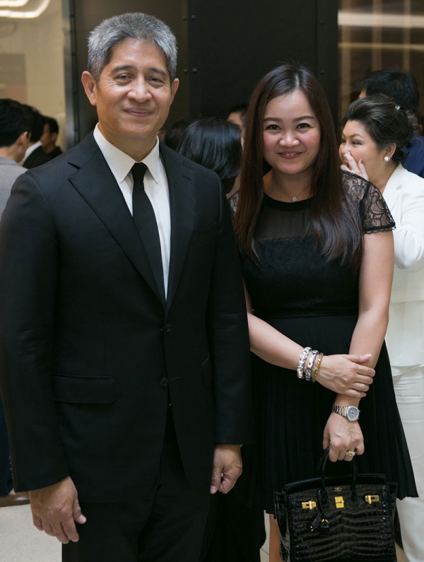 พ.ต.อ.ดร.ณรัชต์ เศวตนันทน์ และ อุษณีย์ มหากิจศิริ ลีโอนีโอ