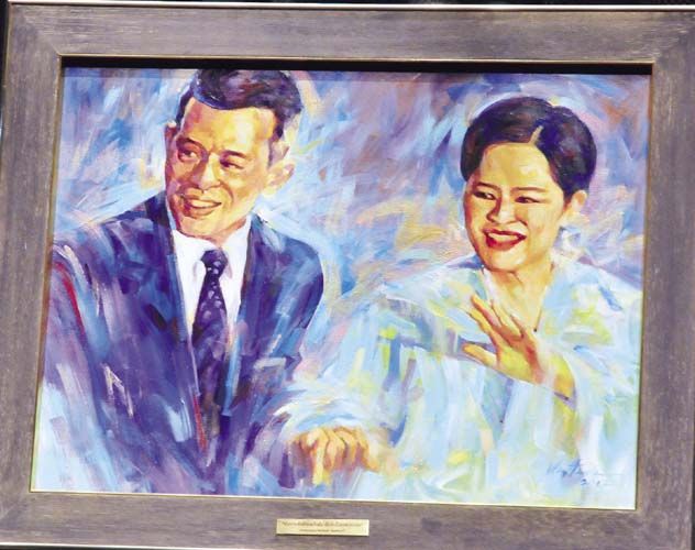 “ตามรอยแม่” ผลงานของ อ.วัฒนา พูลเจริญ ชนะการประมูลที่ 109,000 บาท