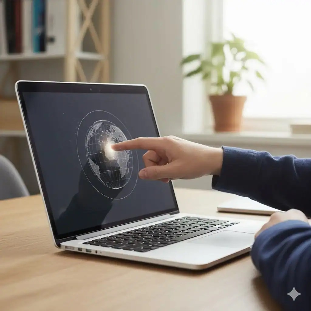 MacBook Pro 動態島呈現下載進度與狀態