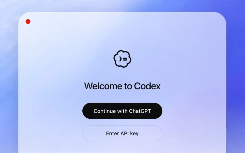 MacBook 螢幕呈現 ChatGPT 更新通知，並加上安全防護圖示。