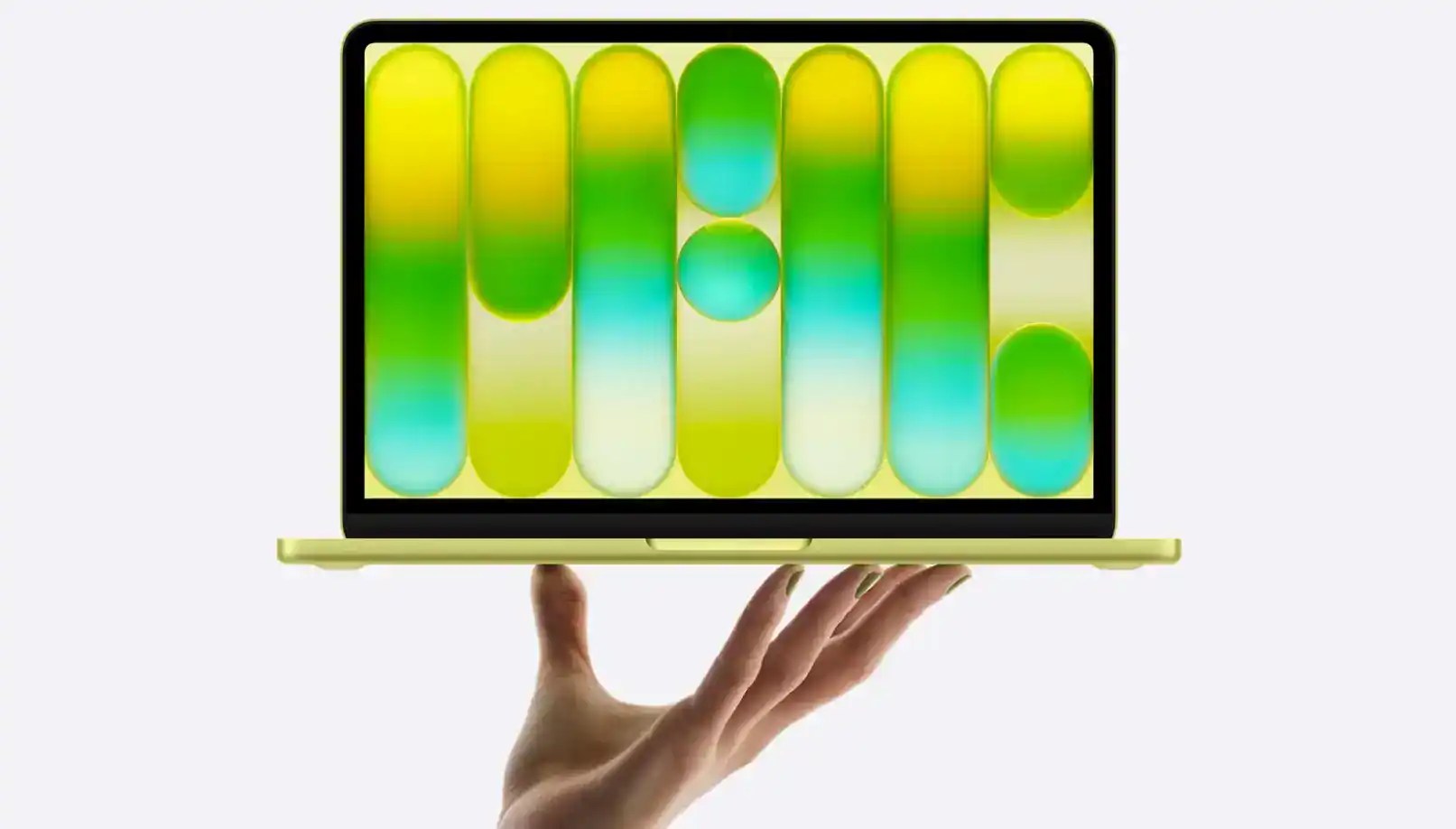 MacBook Neo 纖薄機身，展現極簡美學與精緻邊角。